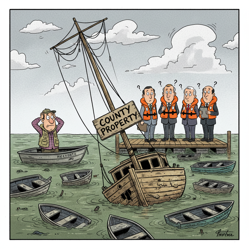 SEA OF STUPIDITY: COUNTY SAILS INTO MORE TAXPAYER-FUNDED FAILURES