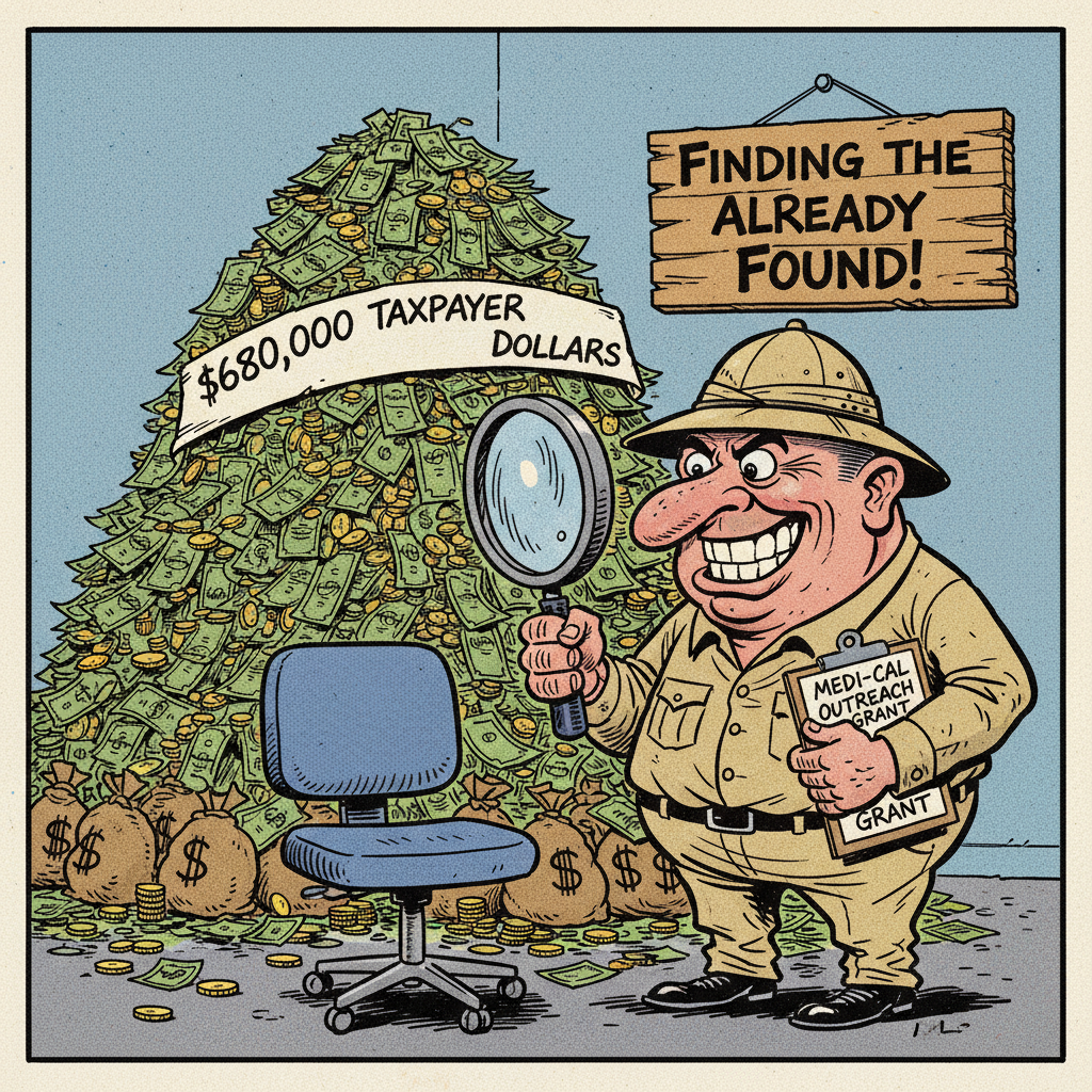 SIX-FIGURE 'OUTREACH' FOR MEDI-CAL: ARE WE PAYING THEM TO FIND THE ALREADY FOUND?!