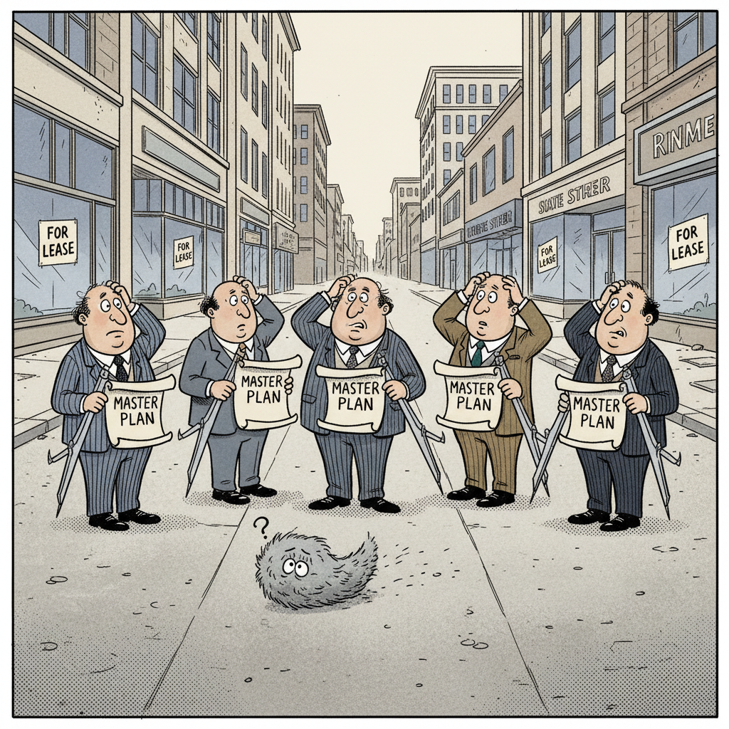 SIX YEARS, NO VISION: STATE STREET 'PLANNERS' FINALLY ADMIT THEY'RE CLUELESS