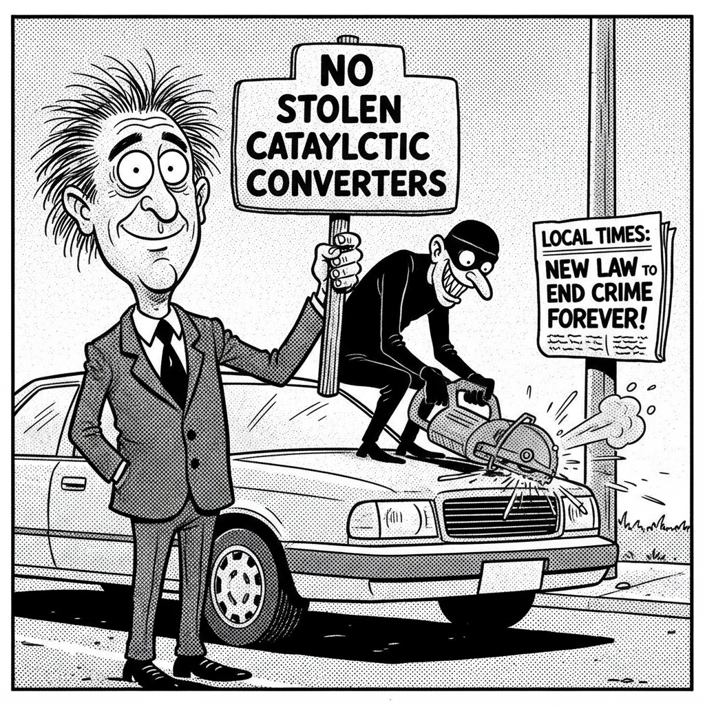 SO-CALLED LEADERS DISCOVER THIEVES DON'T CARE ABOUT NEW LAWS!