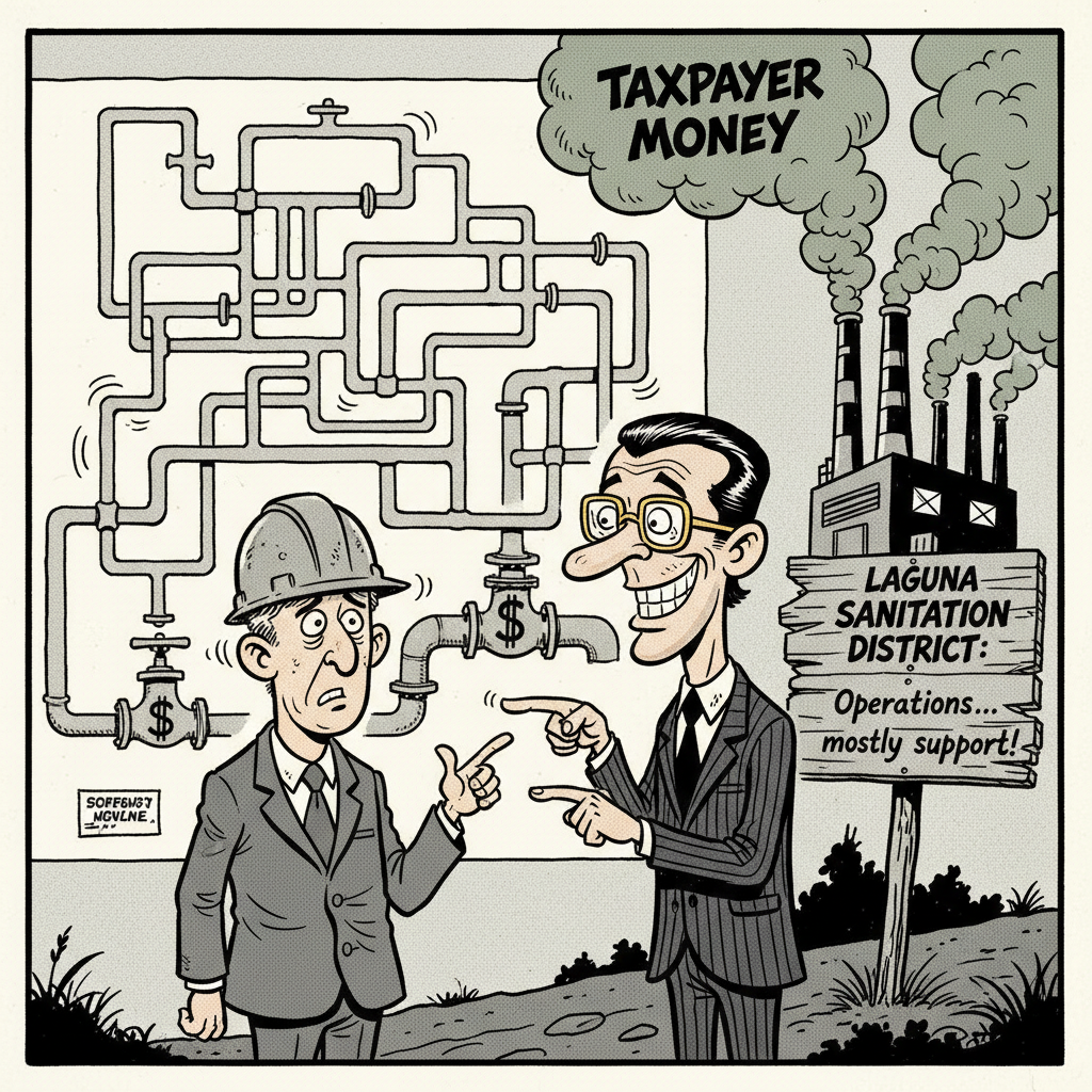 SOAKING TAXPAYERS: $634K FOR 'OPERATIONS SUPPORT' TO KEEP THE POOP FLOWING
