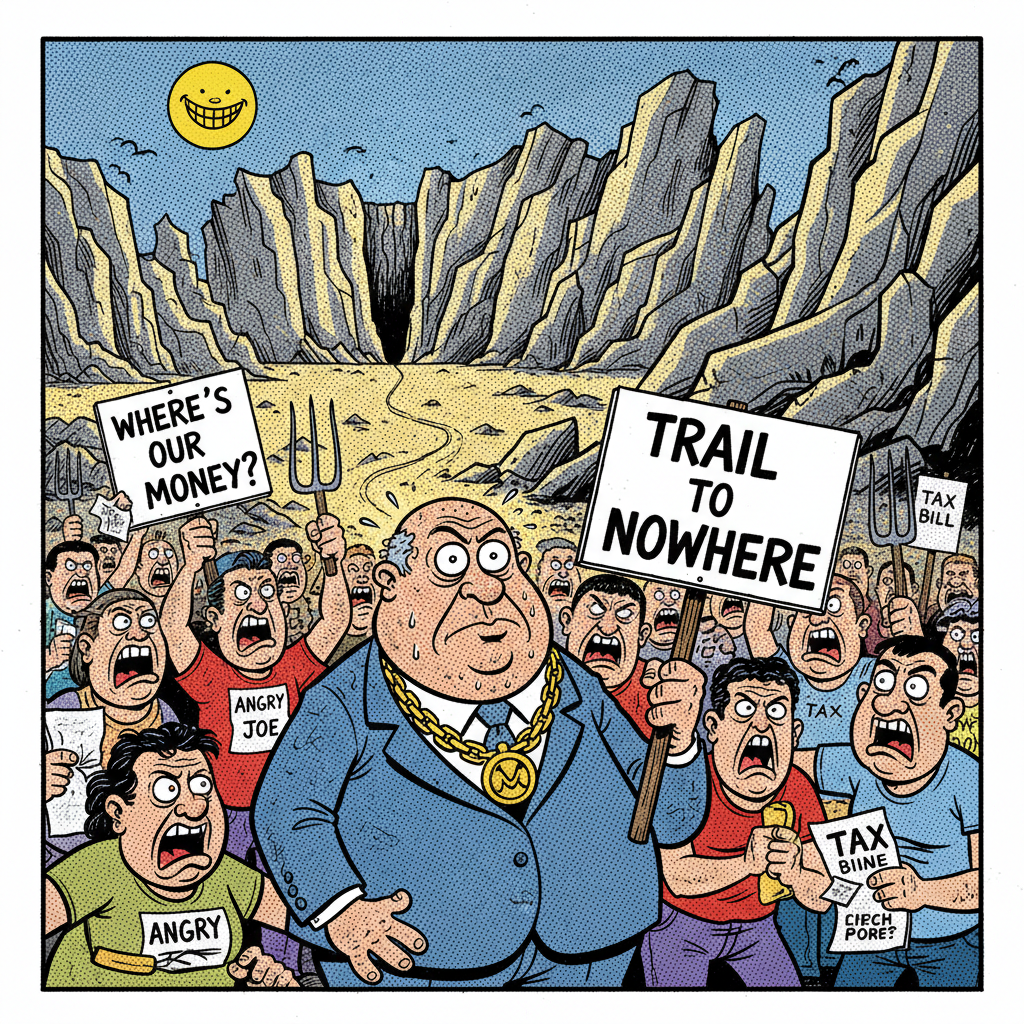 SOLVANG DUMPS 'TRAIL TO NOWHERE' AFTER TAXPAYERS YELL 'STOP!'