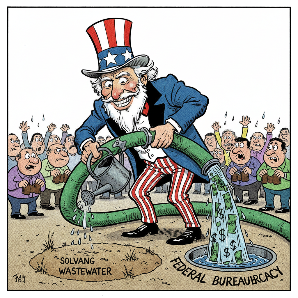 SOLVANG'S GOLDEN SEWAGE: $1M TO FLUSH TAXPAYER CASH DOWN THE DRAIN!