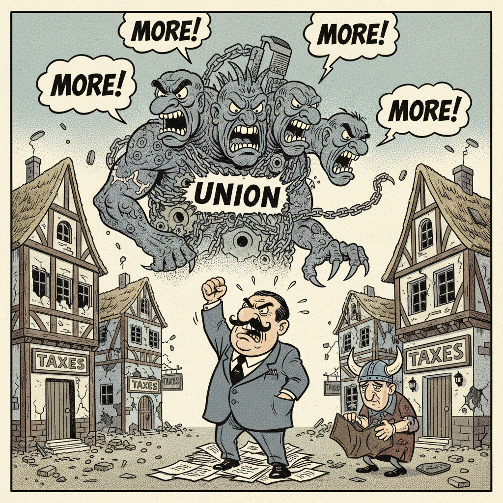 SOLVANG'S TINY GOVERNMENT STALLS WAGE TALKS: IS THIS SOCIALISM, OR JUST BAD MATH?