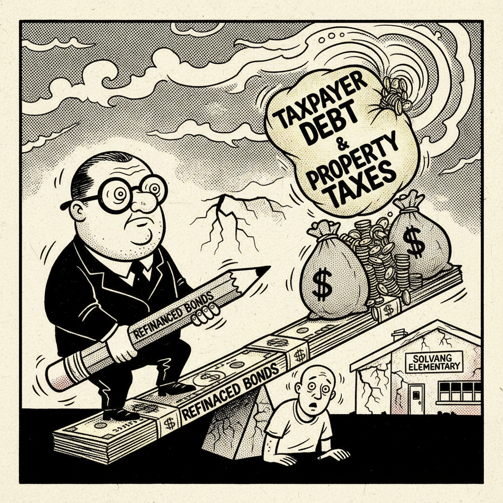 SOLVANG SCHOOLS 'SAVE' TAXPAYERS CASH BY...SPENDING IT?