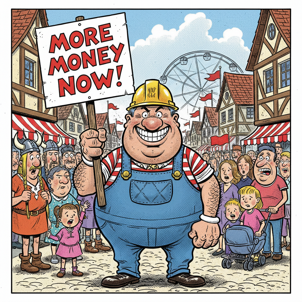 SOLVANG STRIKE: UNION BOSSES BLOCK ROADS, HINDER VIKING FUN!
