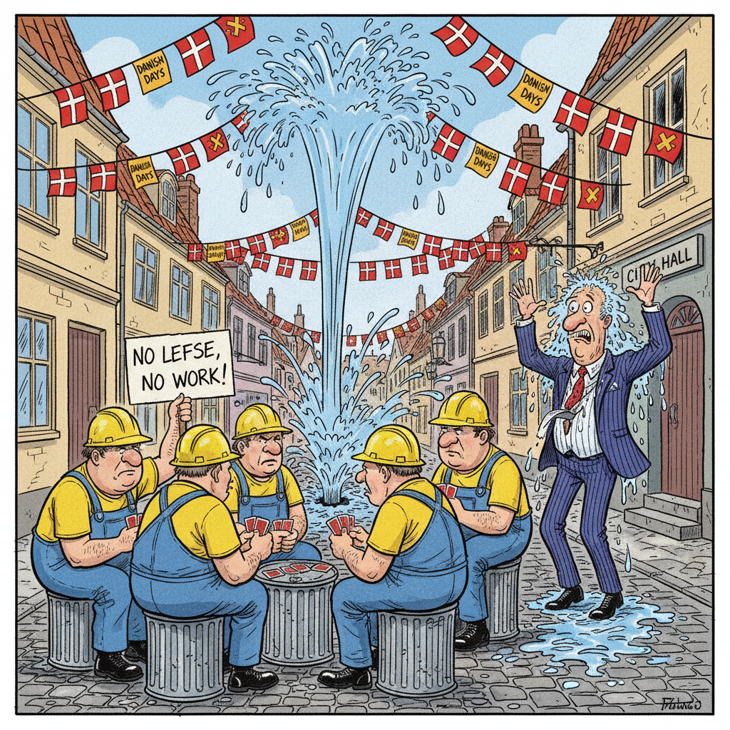 SOLVANG STRIKE: UNION GRINCHES THREATEN DANISH DAYS' LEFSE SUPPLY!