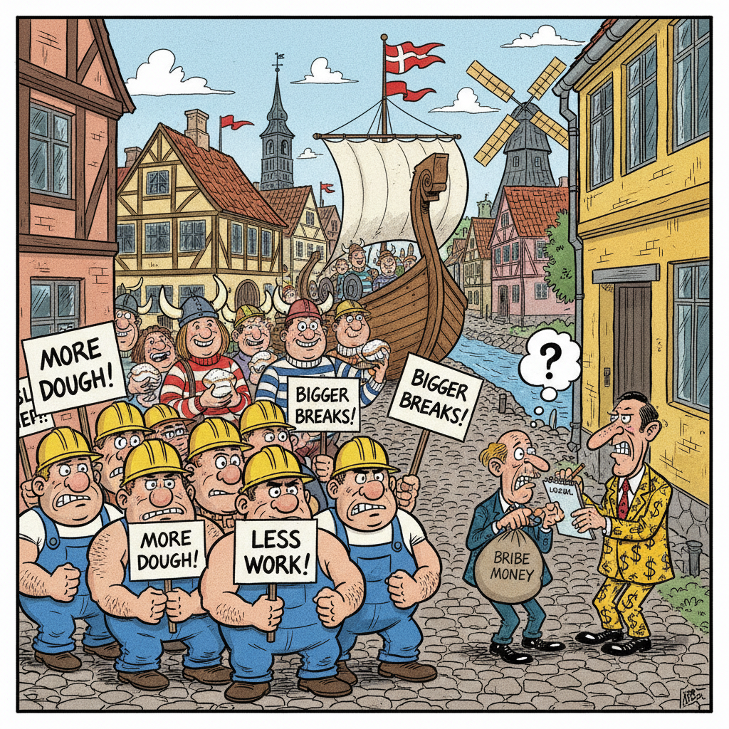 SOLVANG STRIKERS' DANISH DELAY: LEFTIST LABOR LOONS LOSE LOCAL LOVE!