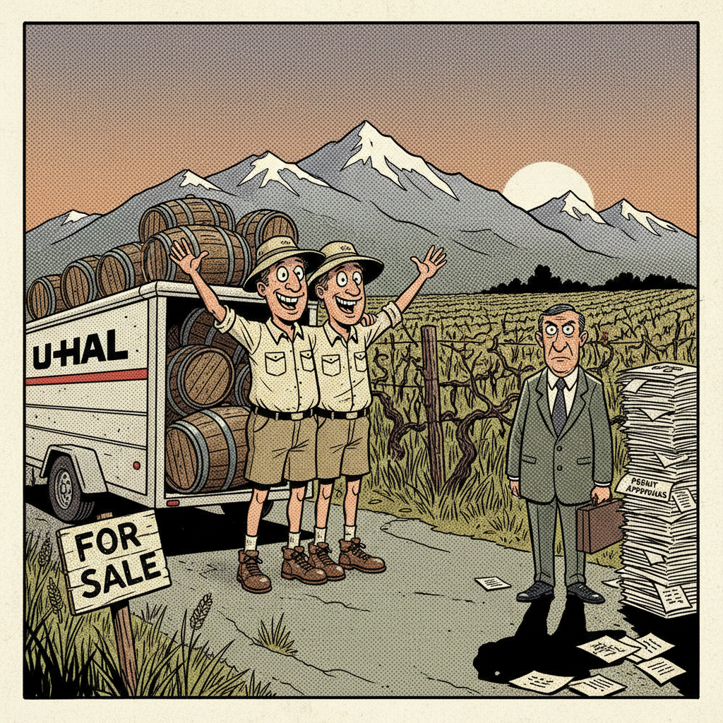 SOLVANG WINERY CRUMBLES: OWNERS FLEE TO OREGON, LEAVING BEHIND…MORE BEER?