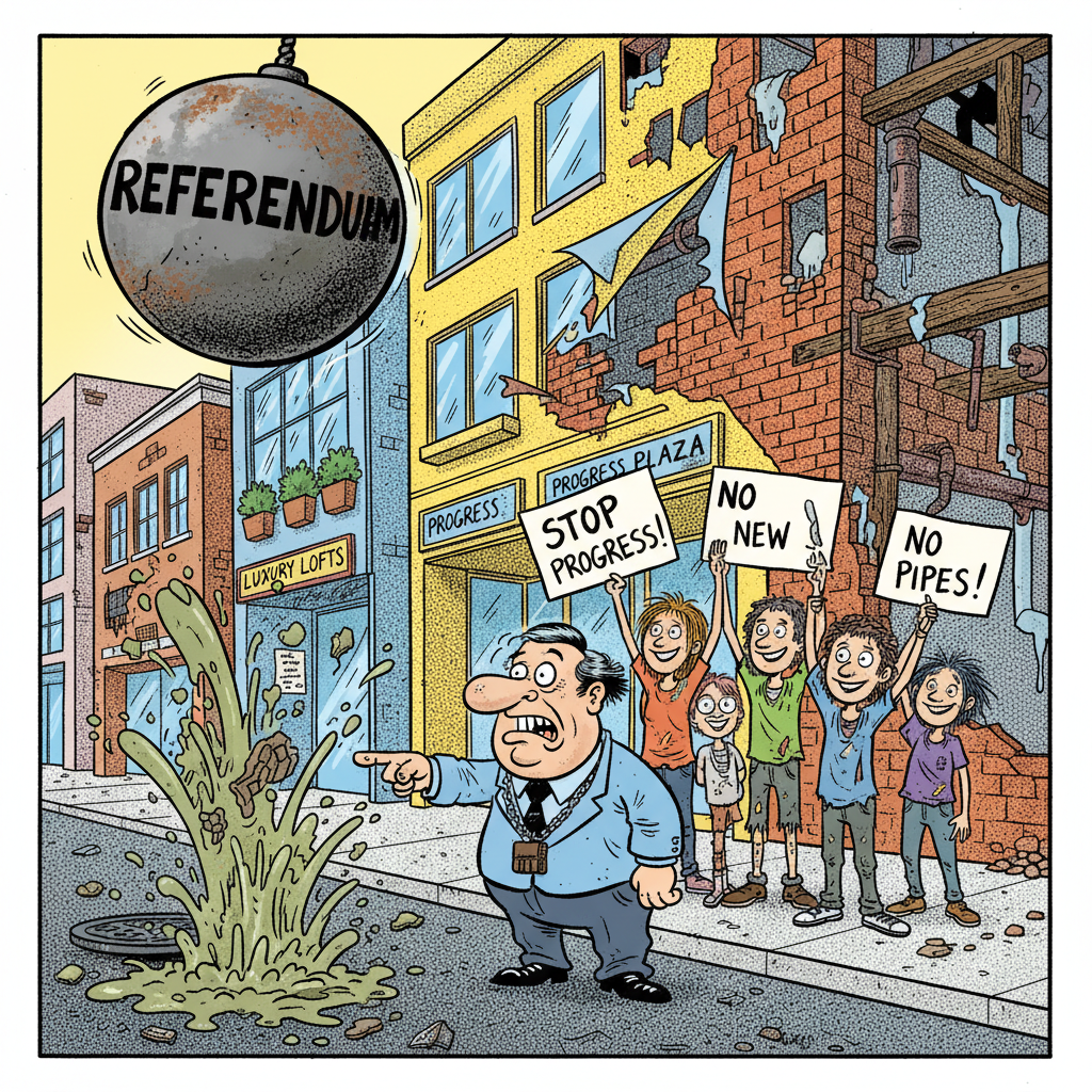 STATE STREET FOLLIES: LEFTIES TRY TO KILL INFRASTRUCTURE WITH 'REFERENDUM'