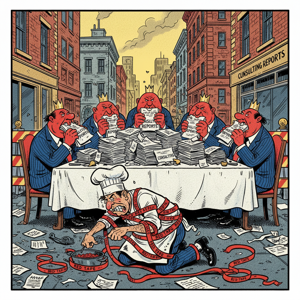 STATE STREET FOOD FIGHT: CITY HALL SERVES UP RED TAPE WHILE DOWNTOWN STARVES