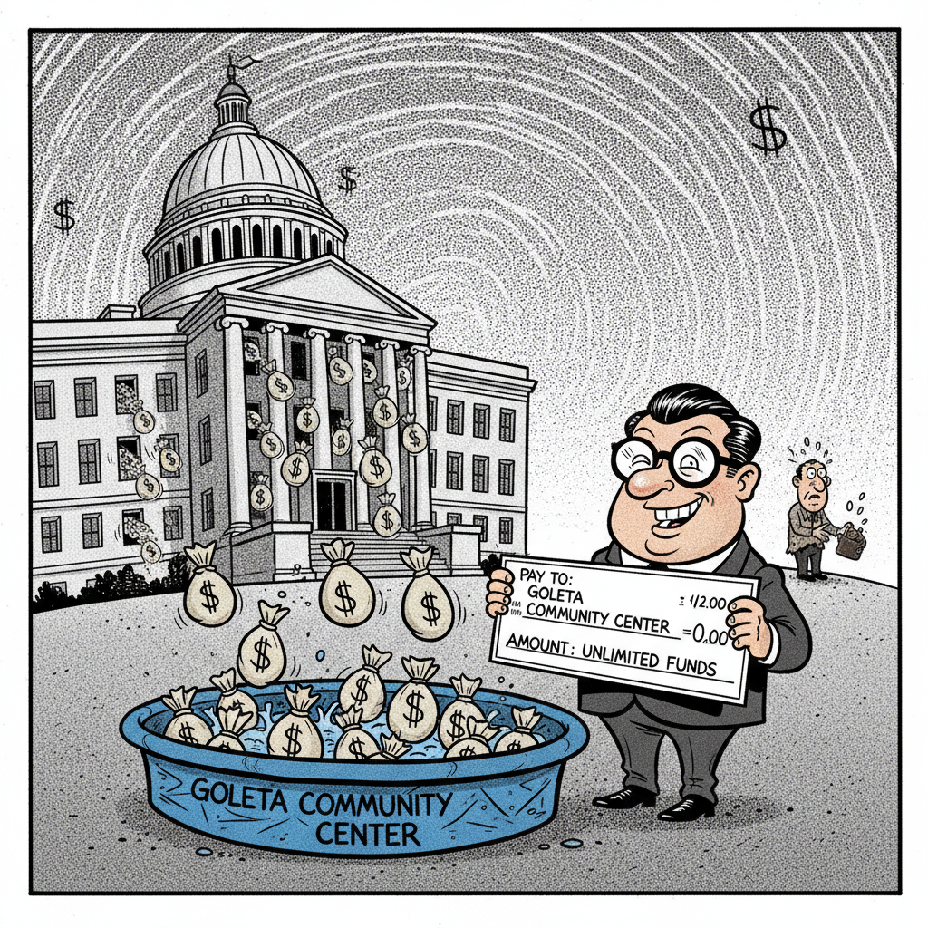 STATE THROWS TAXPAYER CASH AT GOLETA 'COMMUNITY' CENTERS WHILE PARENTS STRUGGLE