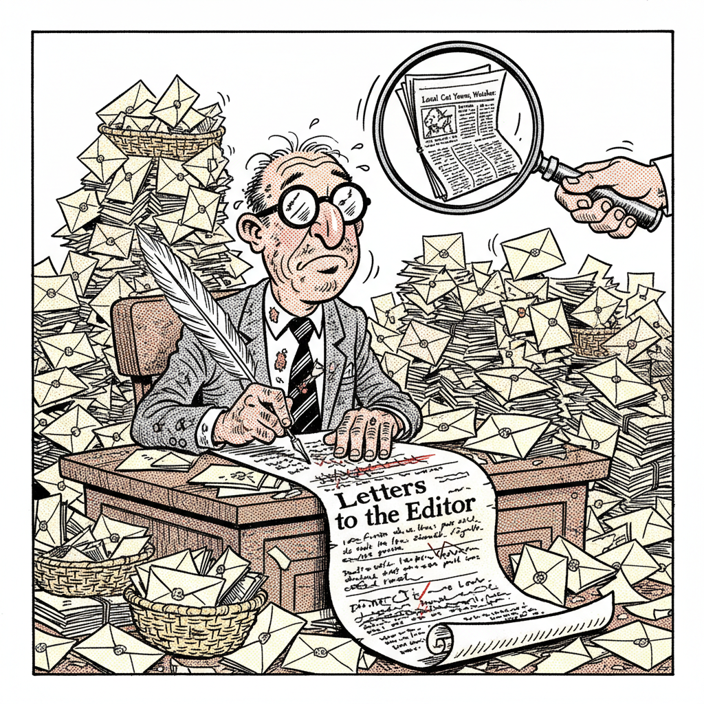 STOP THE PRESSES! NOOZHAWK DISCOVERS LETTERS! PANIC ENSUES!
