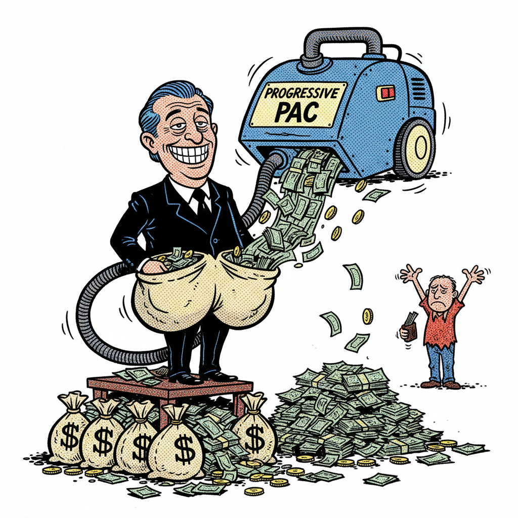 SUPERVISOR RACE: FOLLOW THE 'CASH FLOW' — STRAIGHT INTO PROGRESSIVE POCKETS!