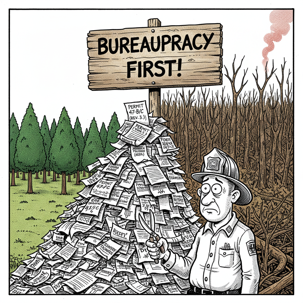 SUPERVISORS AGREEMENT: COUNTY FIRE TO REMOVE BRUSH… AFTER TWO YEARS OF RED TAPE!