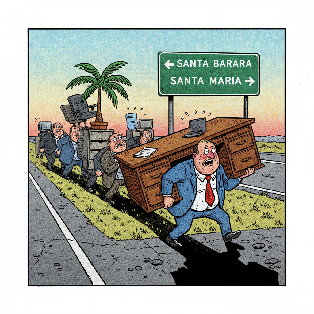 SUPERVISORS' ANNUAL GAME OF MUSICAL CHAIRS: NORTH COUNTY, SOUTH COUNTY, WHO CARES?
