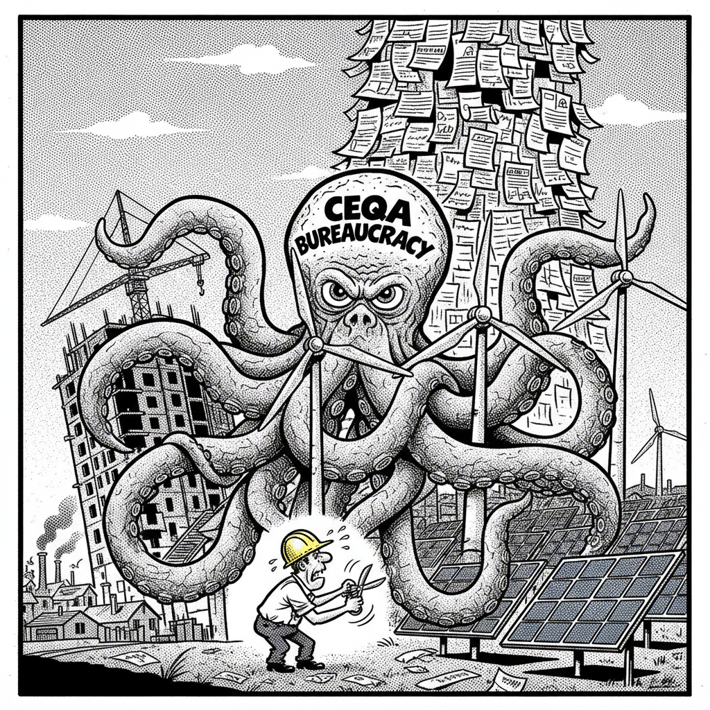 SUPERVISORS BLOCK 'COMMON SENSE' PROP 45: CEQA'S IRON FIST STRANGLES PROGRESS!