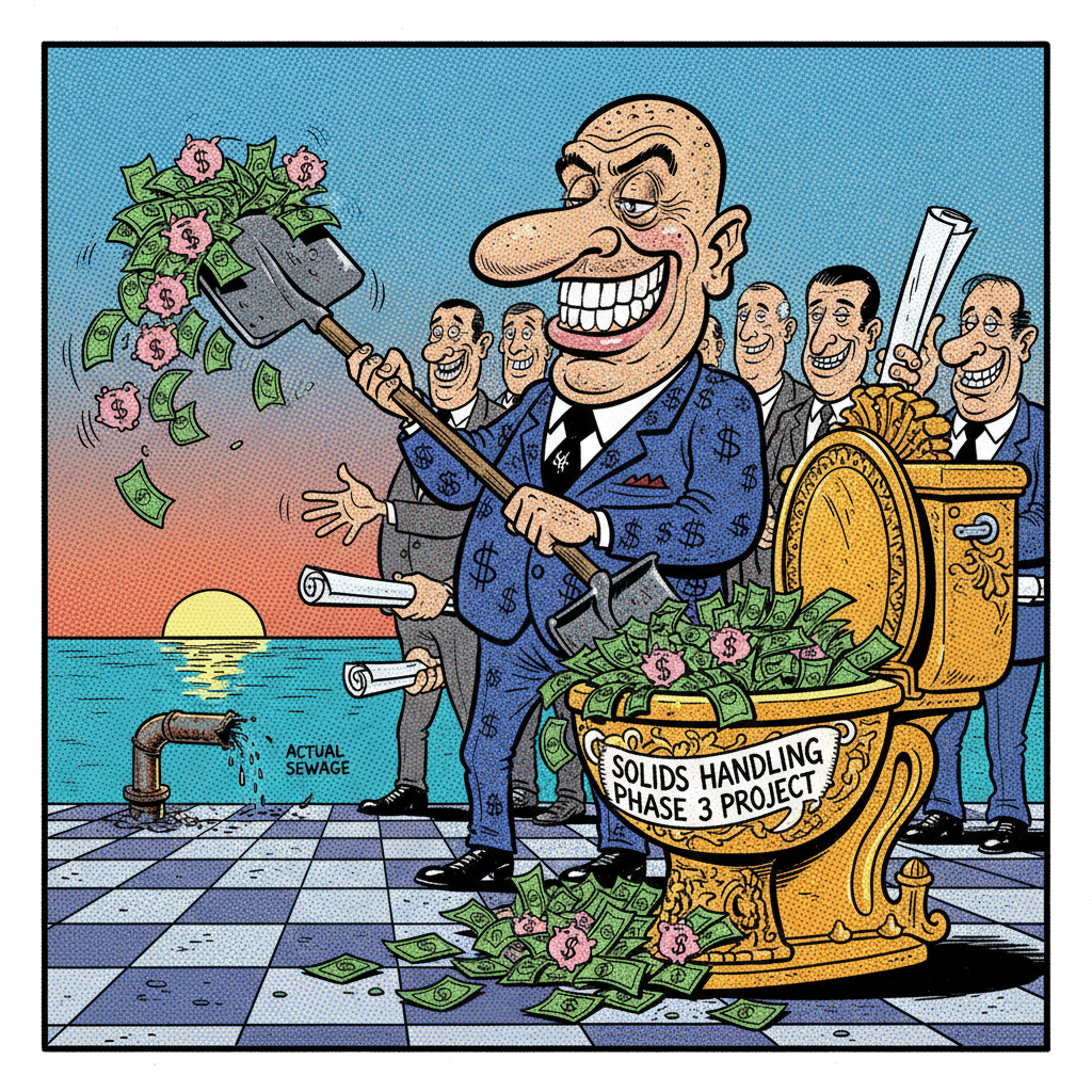 SUPERVISORS FLUSH $100M DOWN THE DRAIN FOR 'SOLIDS' PROJECT!