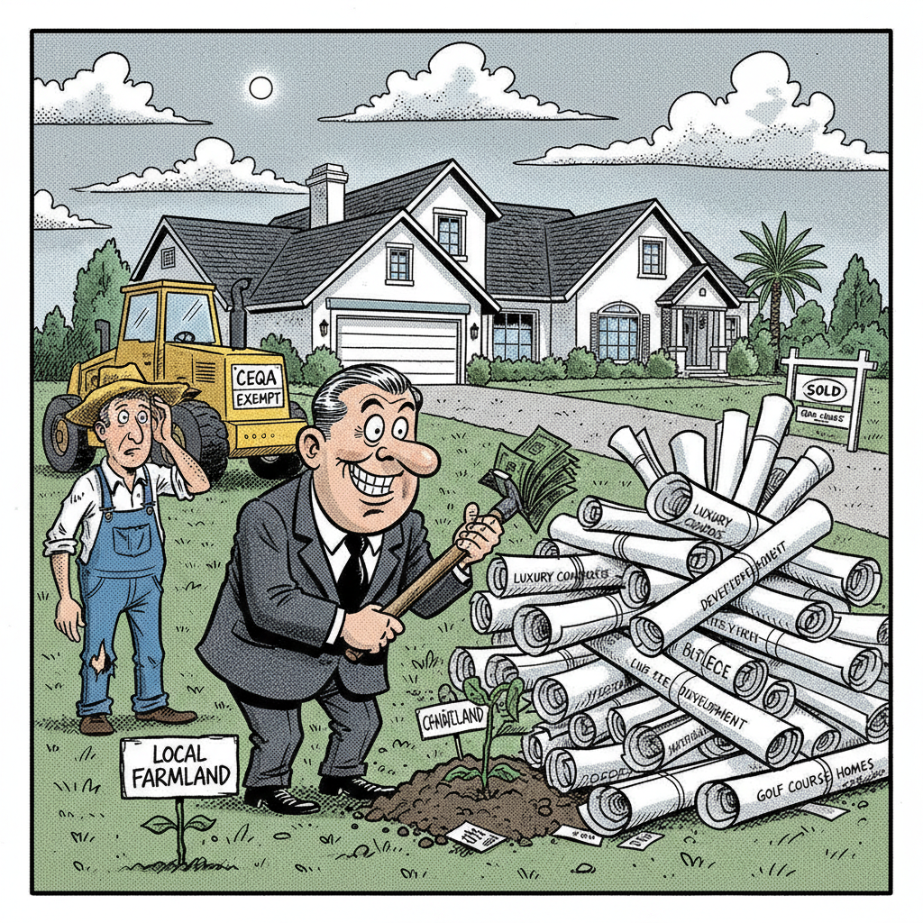 SUPERVISORS GREENLIGHT GREEN SPRAWL FOR THEIR DEVELOPER PALS