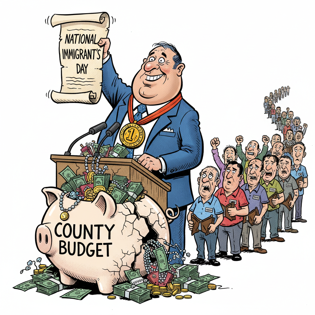 SUPERVISORS HAIL 'NATIONAL IMMIGRANT'S DAY' WHILE TAXPAYERS HAUL THE BILL