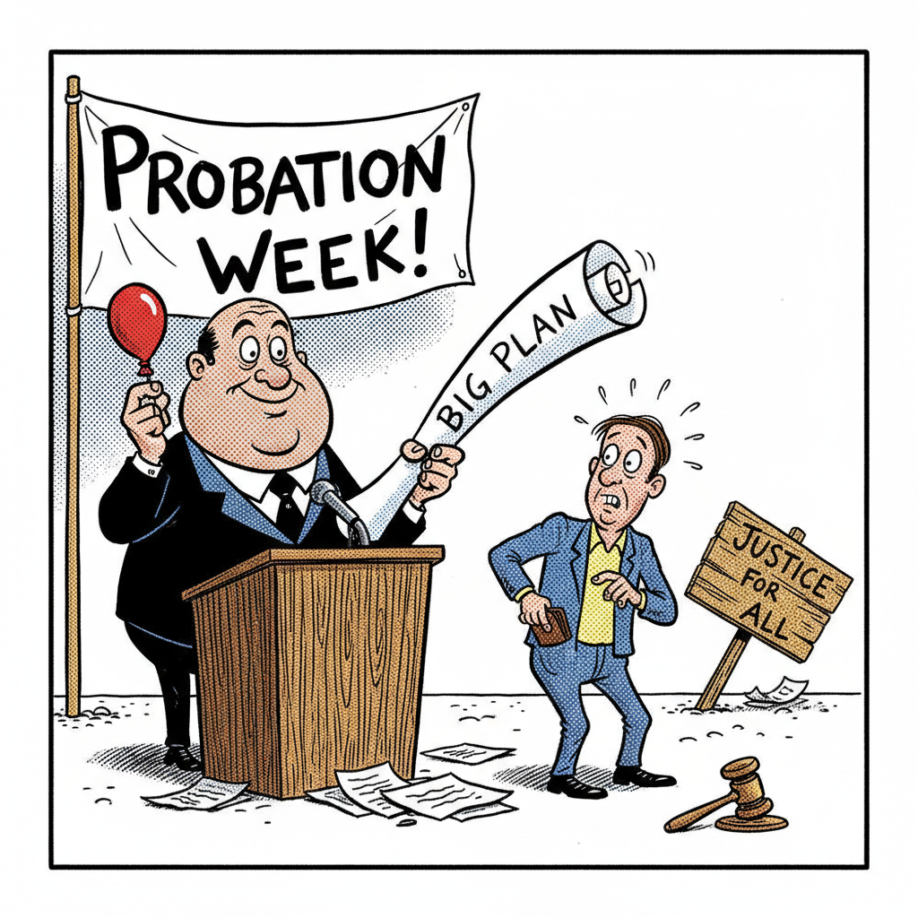 SUPERVISORS HAIL 'PROBATION WEEK' WHILE CRIME PAYS IN SANTA BARBARA!