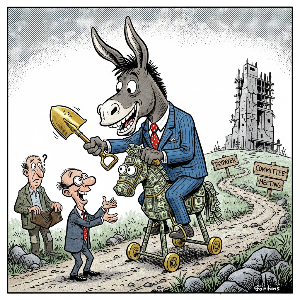 SUPERVISORS HAUL OUT A 'WULLBRANDT' TO RIDE TRAIL MONEY TO OBLIVION!