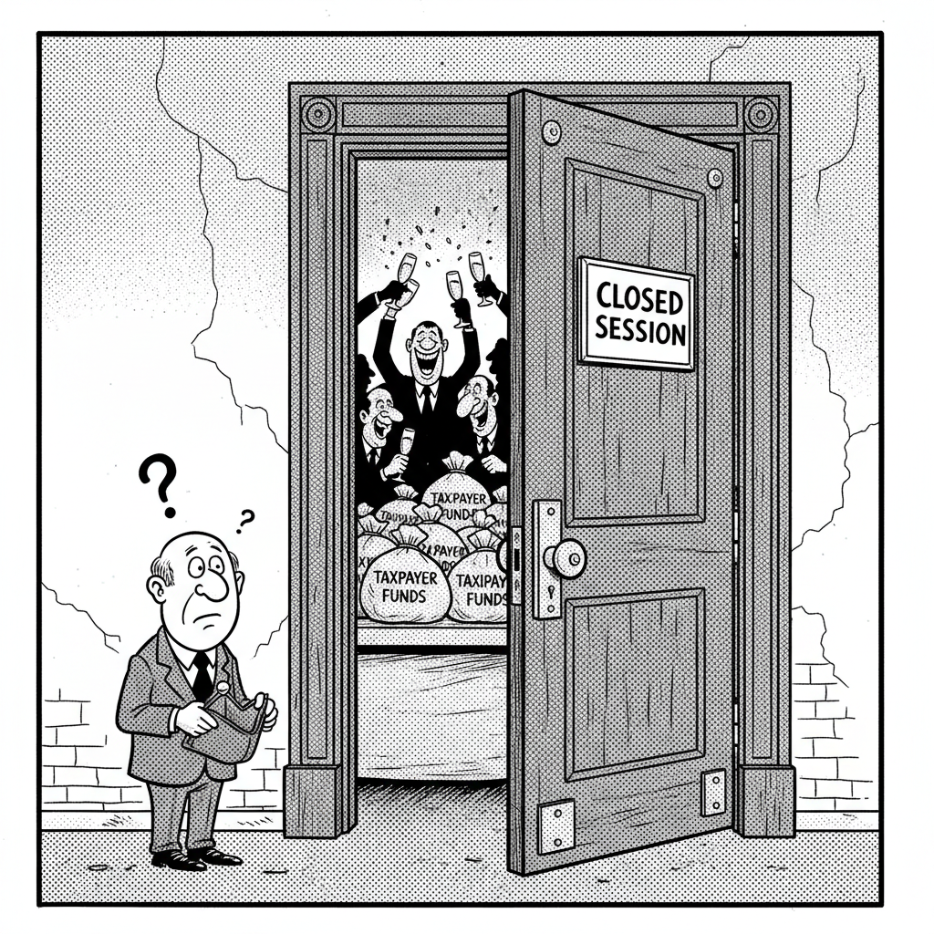SUPERVISORS HIDE FROM PUBLIC AGAIN: LAWYERS & LOBBYISTS LAUGHING ALL THE WAY TO BANK