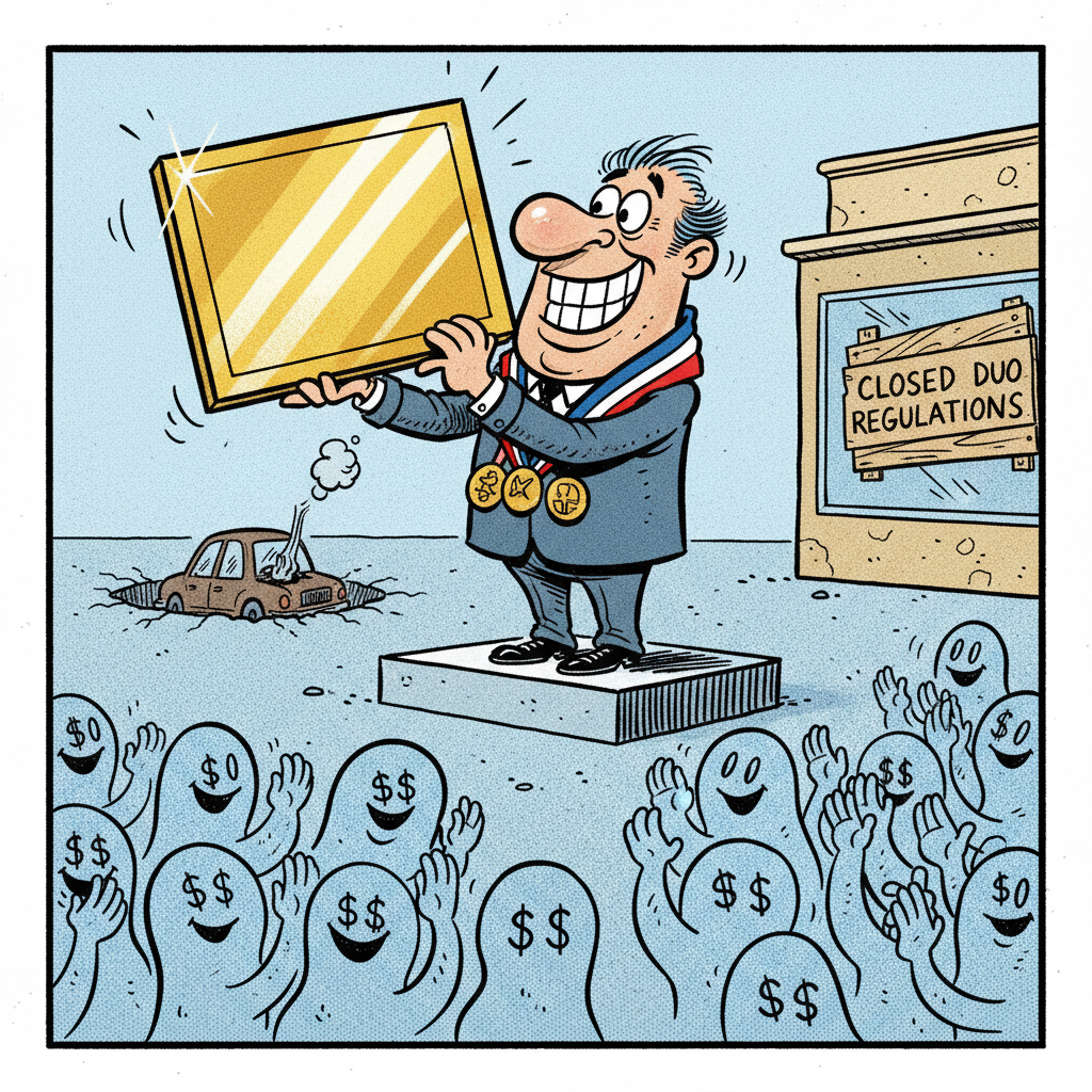 SUPERVISORS HONOR SANTANA, NEGLECT REALITY: FEEL-GOODISM OVER FISCAL SANITY!