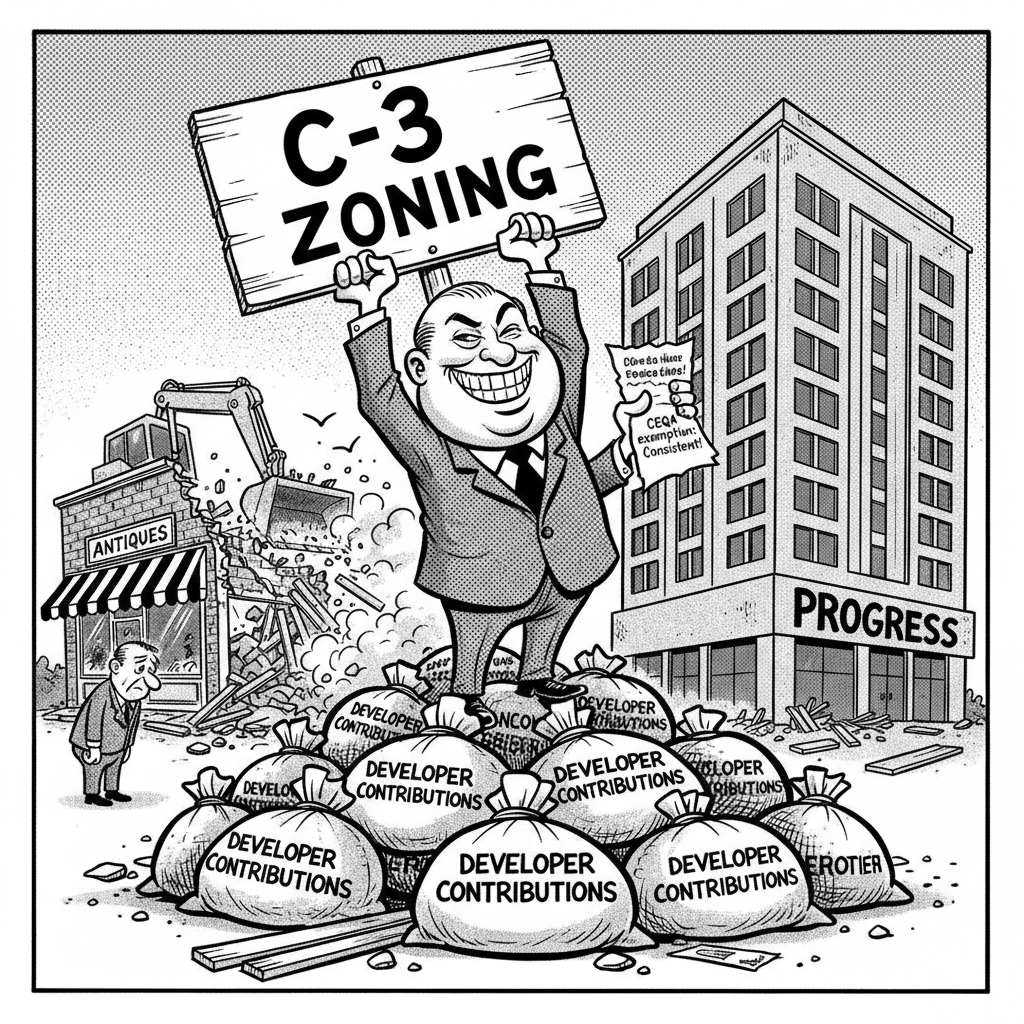 SUPERVISORS MUDDY THE WATERS, CLEAR THE WAY FOR BIG MONEY!