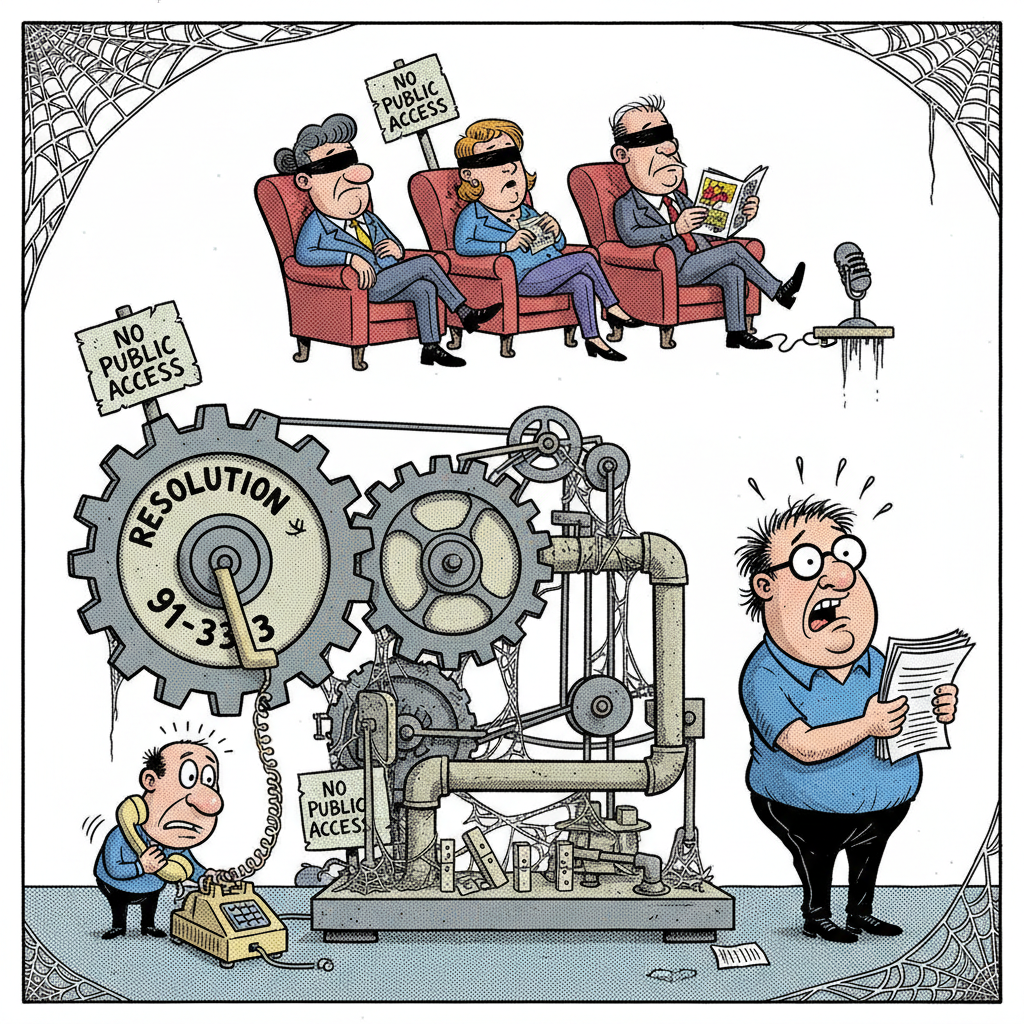 SUPERVISORS' ‘PUBLIC ACCESS’ IS JUST MORE BUREAUCRATIC RED TAPE
