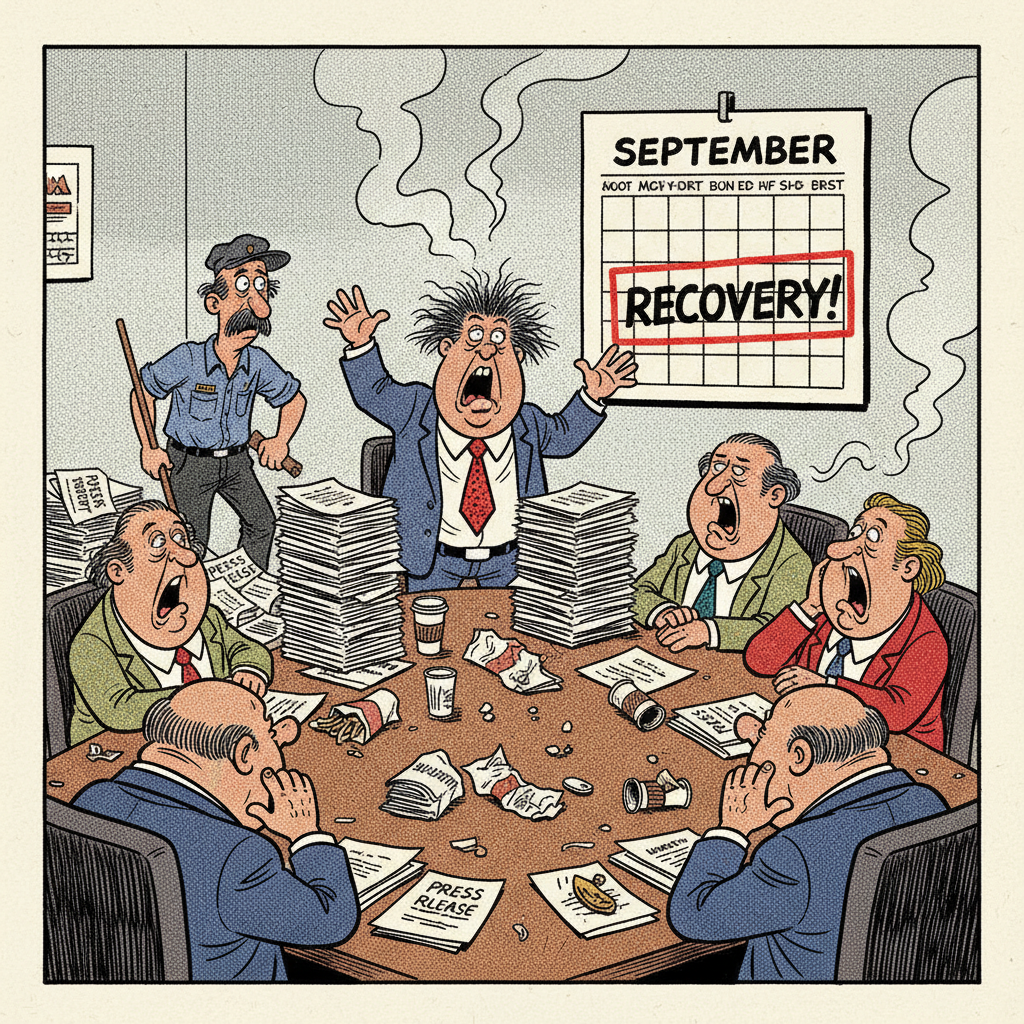 SUPERVISORS 'RECOVER' FROM REAL WORK, DECLARE MONTH OF 'RECOVERY'