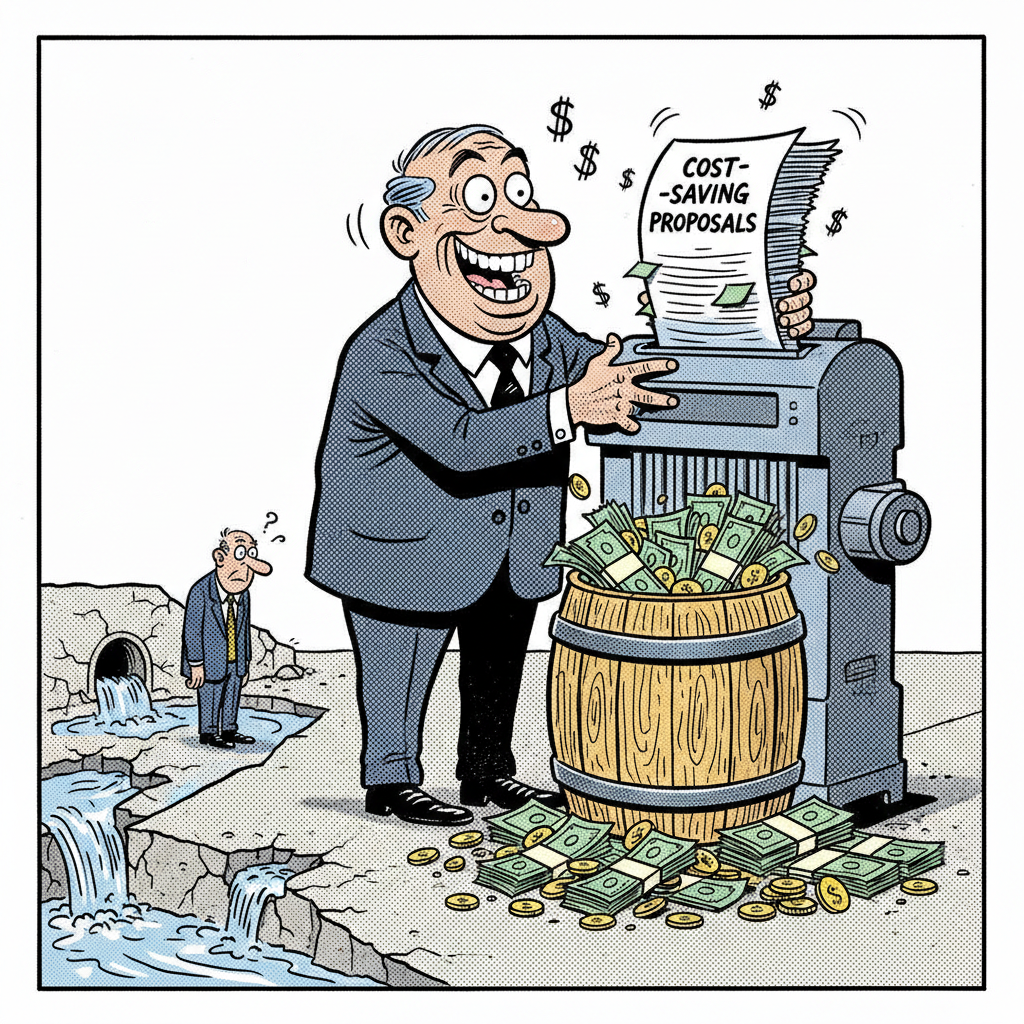 SUPERVISORS 'REJECT ALL BIDS' FOR FLOOD PROJECT... SO THEY CAN BLOW MORE CASH!