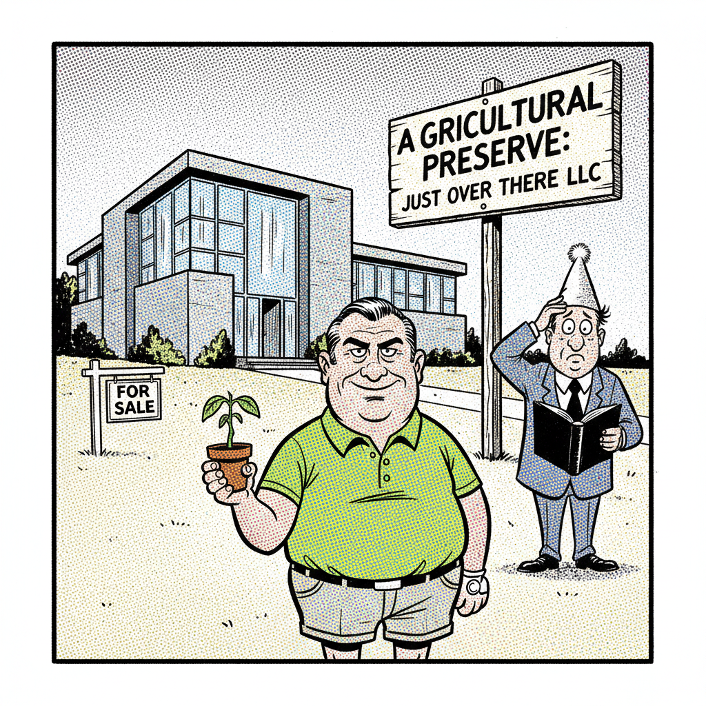 SUPERVISORS SCRAP FARMLAND DEAL FOR 'JUST OVER THERE' LLC: IT'S NOT YOUR GRANDPA'S AVOCADO RANCH!
