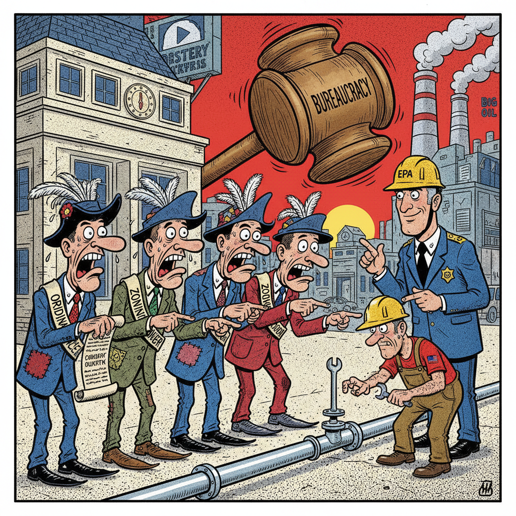 SUPES SHOCKED OIL COMPANY ACTUALLY *WORKS* IN OIL! LOCAL REGULATORS FUME AT FEDERAL ‘HELP’