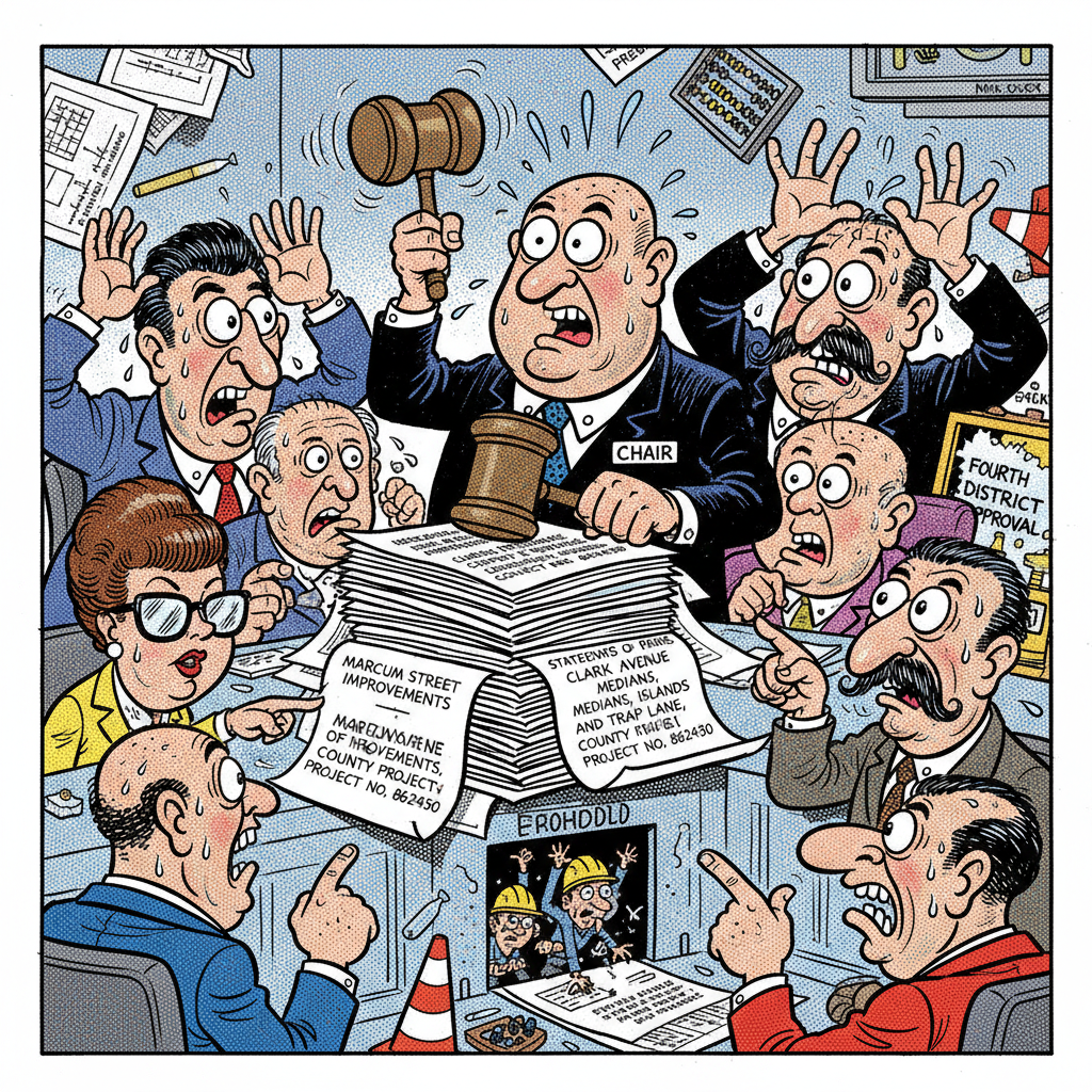 SURPRISE! COUNTY SPENDS MILLIONS, THEN ASKS FOR APPROVAL. AGAIN.
