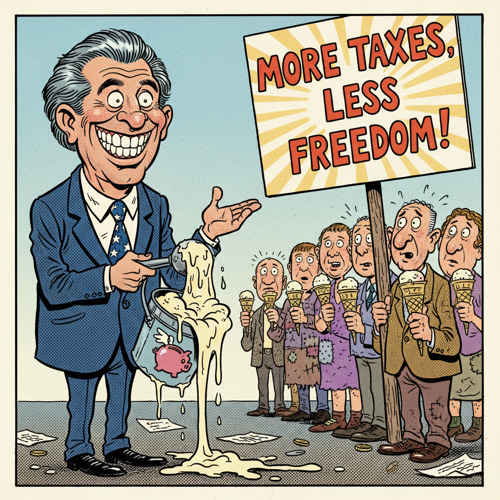 SWEET LIES AND SOFT SERVE: DEMS SCOOP UP ICE CREAM, SERVE UP SAME OLD MALARKEY
