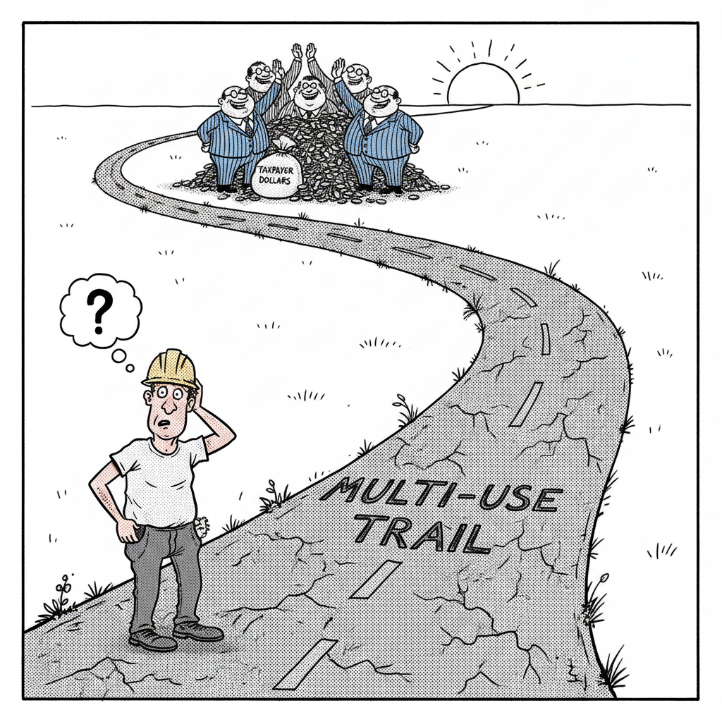 SYV 'TRAIL PROJECT' SEEKS 'PUBLIC INPUT' — WE KNOW WHO'S REALLY FOOTING THE BILL!