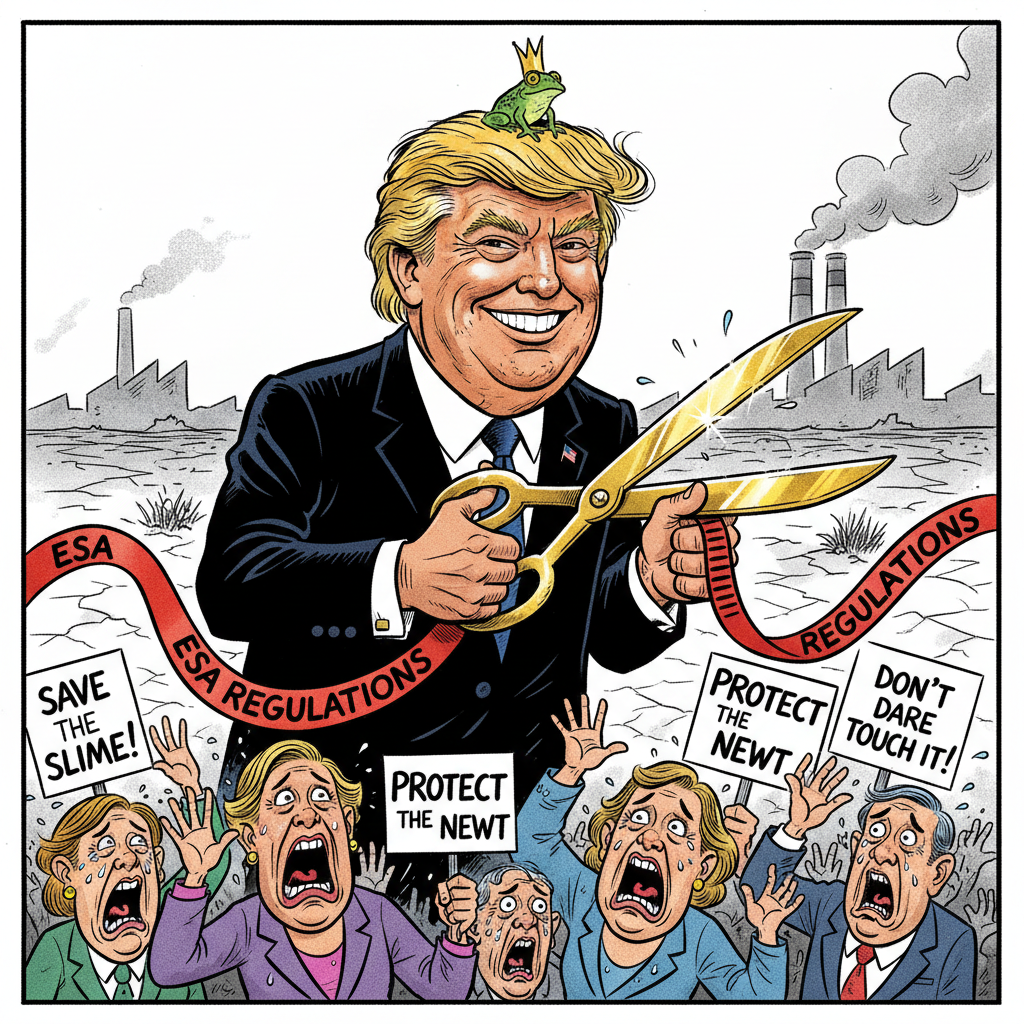 TRUMP SAVES FROGS FROM BUREAUCRATS! INDY HOPPING MAD!