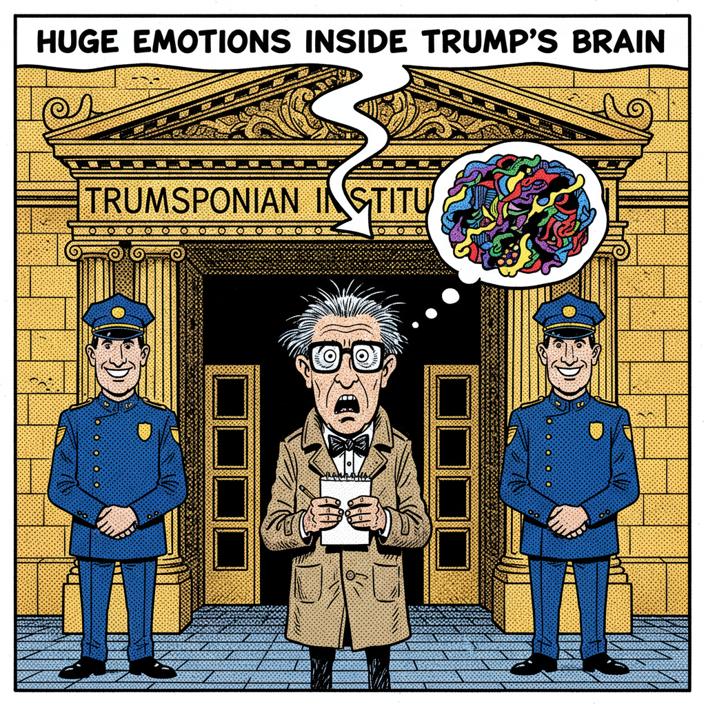 TRUMPSONIAN INSTITUTION INVITES LEFT TO EXPLORE 'HUGE EMOTIONS' – PROBABLY JUST THEIR OWN