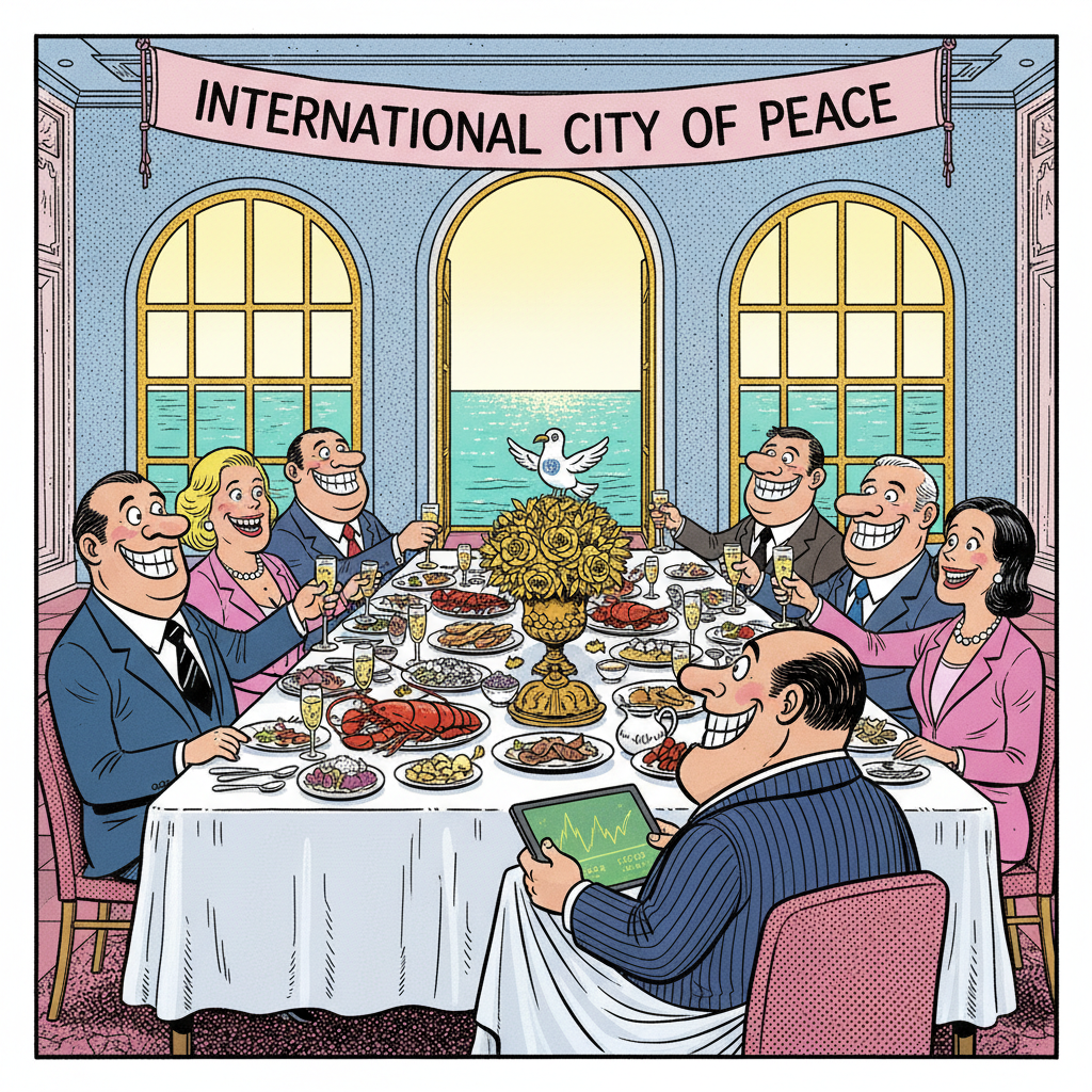 UN 'PEACE PRIZE' LUNCHEON: MORE GLOBALIST GOBBLEDYGOOK FOR SB