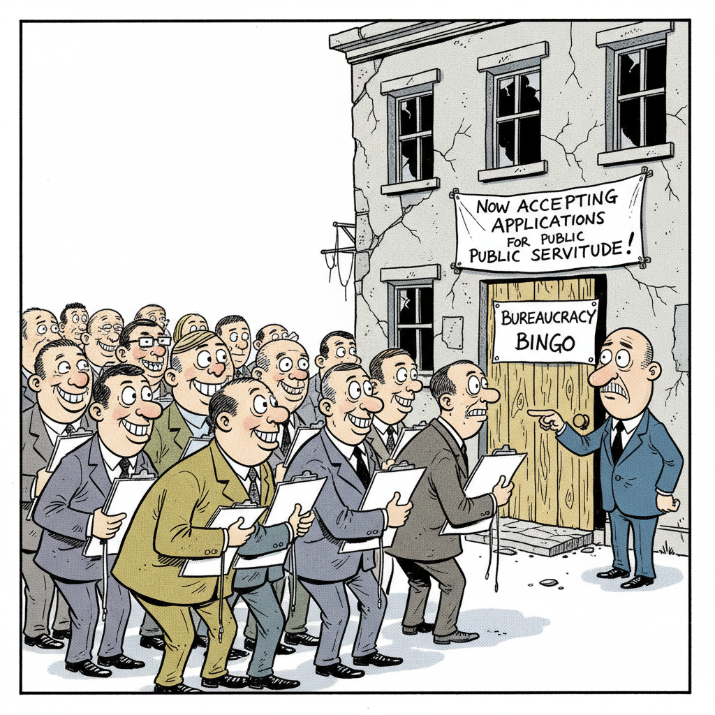 VENTURA OPENS NEW REALITY SHOW: 'WHO WANTS TO BE A (USELESS) BUREAUCRAT?'