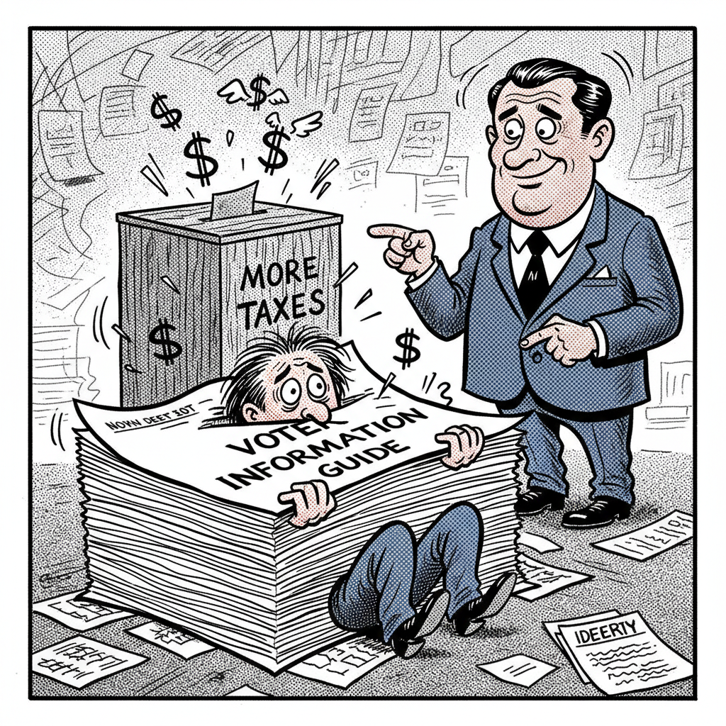 VOTER 'GUIDES' HIT MAIL: TAXPAYER-FUNDED PROPAGANDA ARRIVES JUST IN TIME