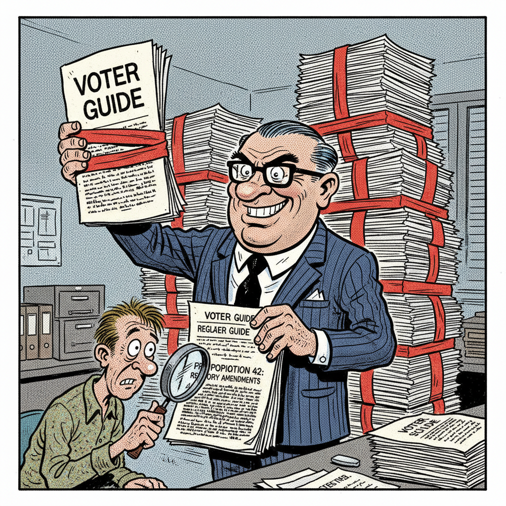 WEBER'S 'VOTER GUIDE' IS HERE! (PARDON US WHILE WE FAINT FROM THE EXCITEMENT)