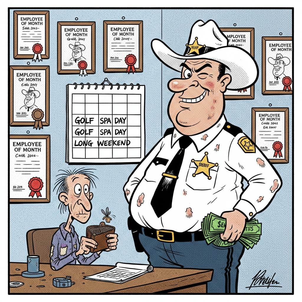 WHO'S GUARDING THE JAILHOUSE CASH? MORE 'CREATIVE ACCOUNTING' AT THE TOP!